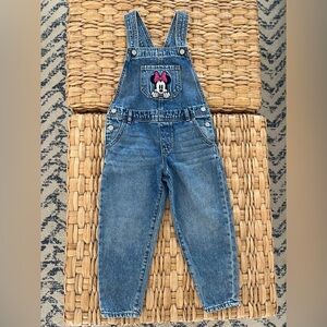 GAP Kids 5T Minnie Mouse Overalls